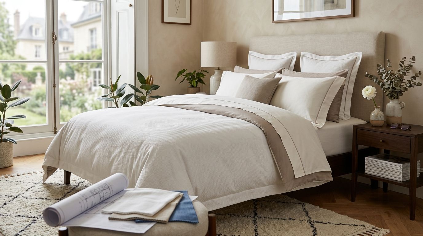 Egyptian cotton bedding for interior designers: complete 2026 guide