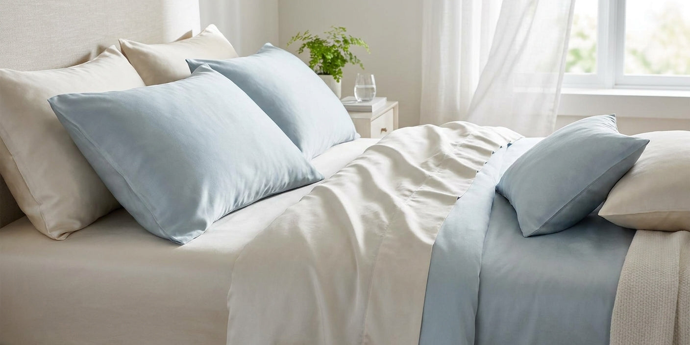 Silk bedding for hot sleepers