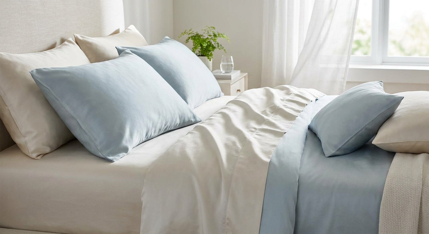 Silk bedding for hot sleepers
