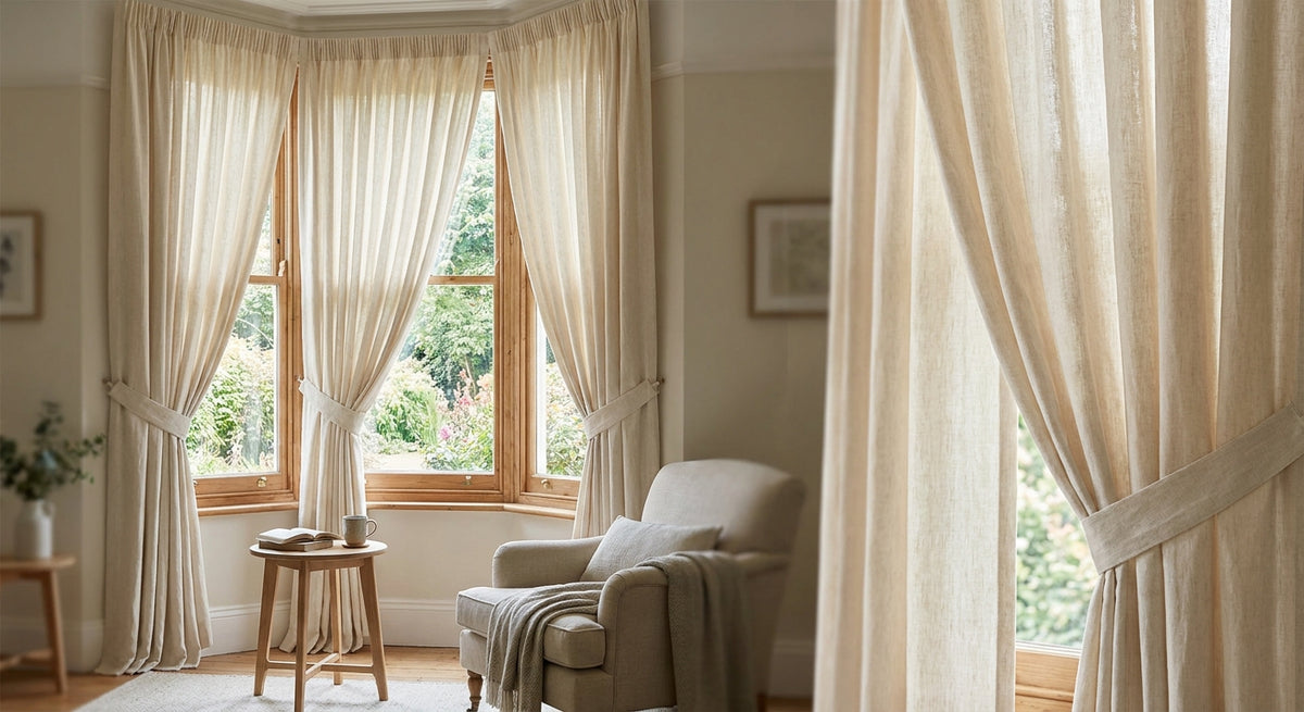 Curtains for bay windows