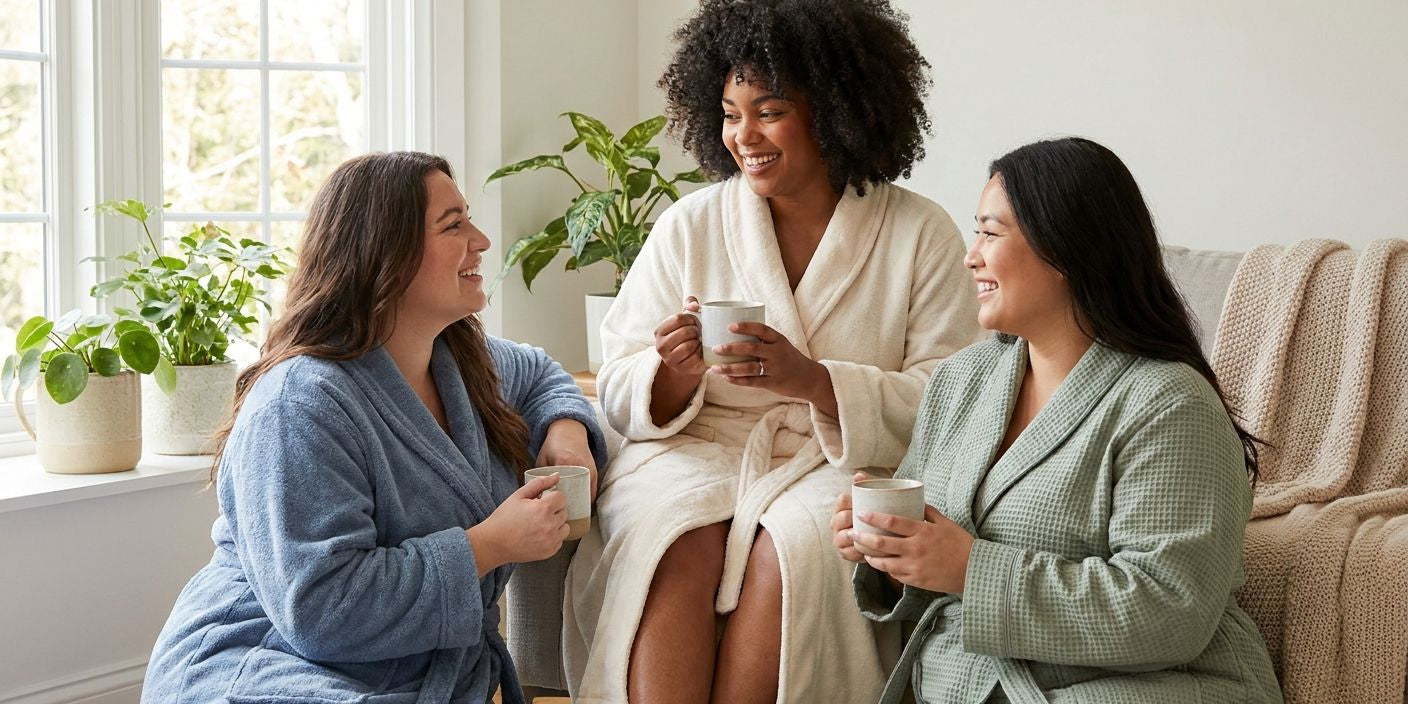 Plus-size bathrobes for a comfortable fit