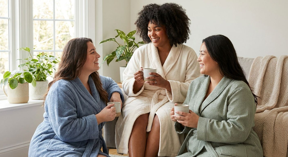 Plus-size bathrobes for a comfortable fit