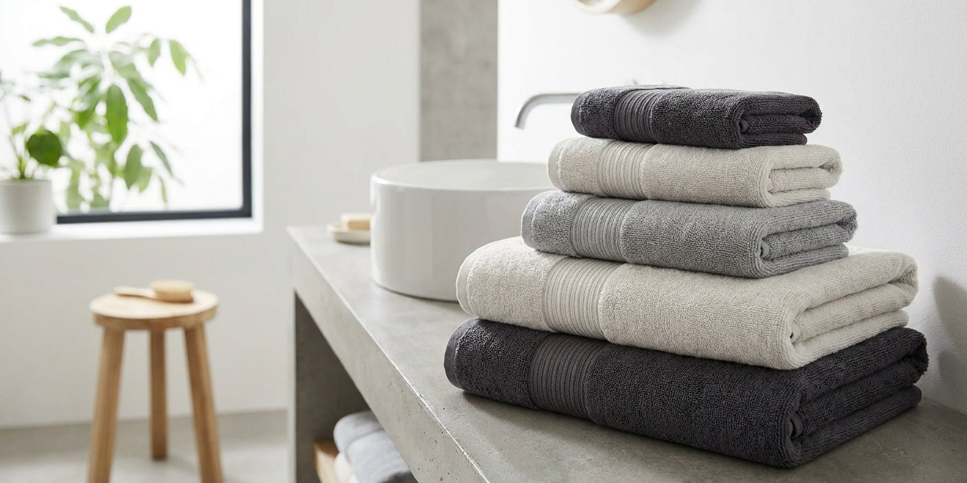 Best ribbed towels for a modern bathroom