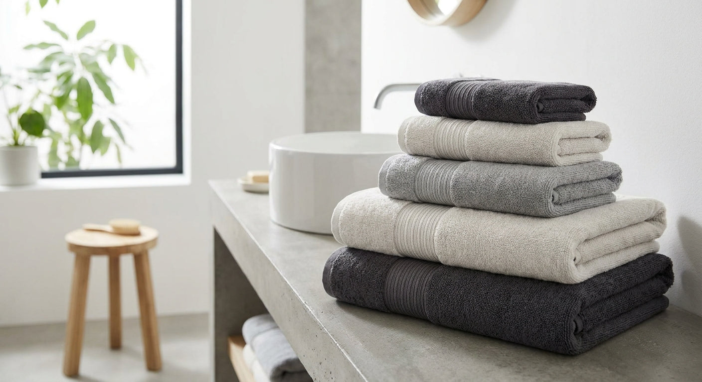 Best ribbed towels for a modern bathroom