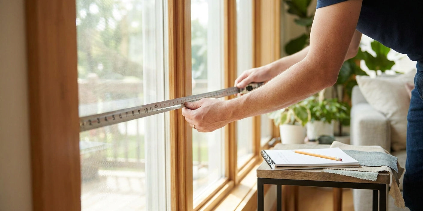 How to measure your windows for curtains