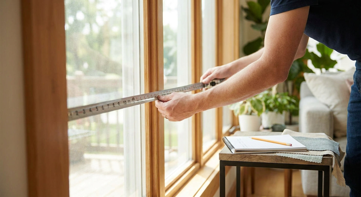 How to measure your windows for curtains