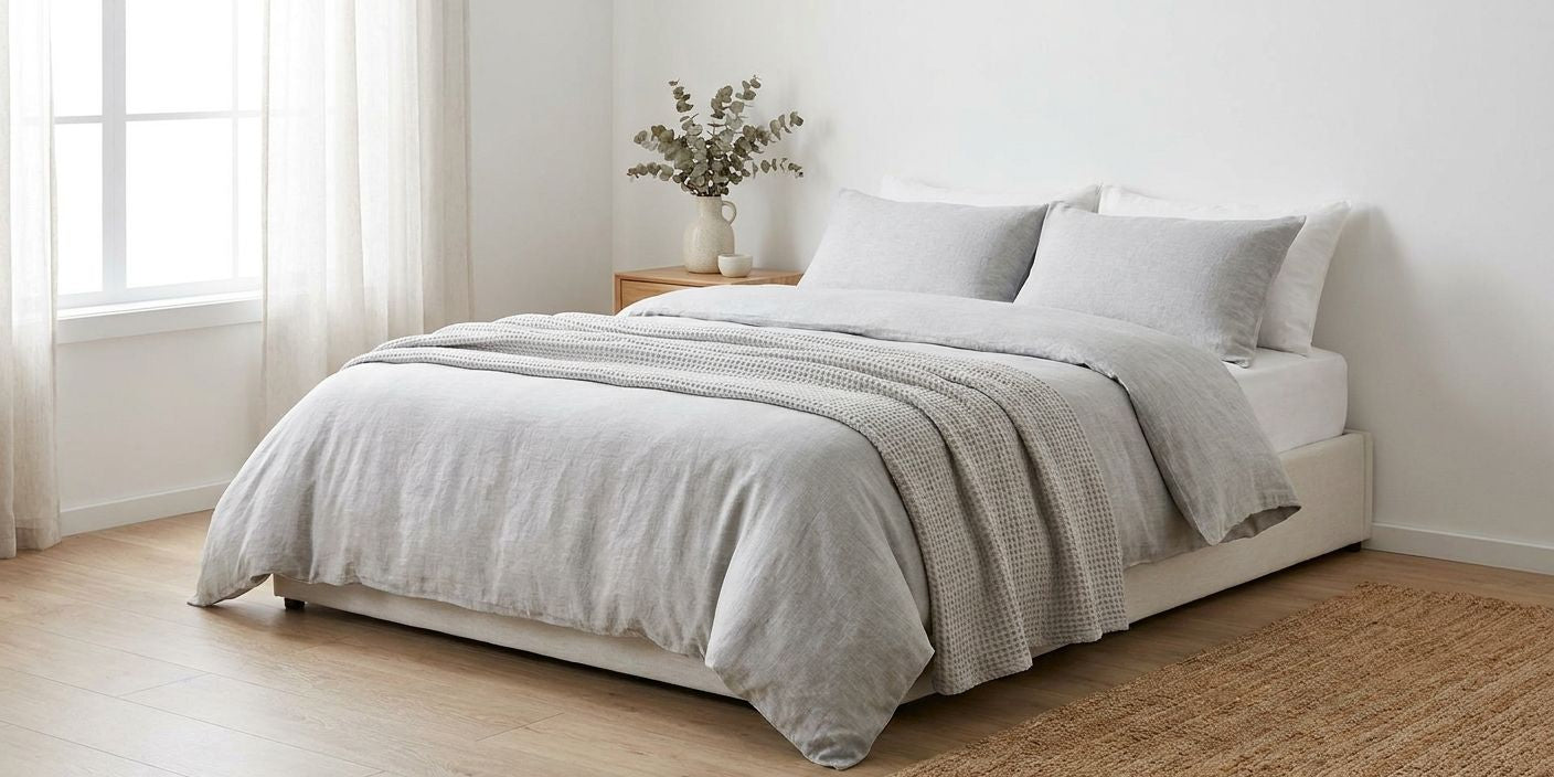 Duvet cover sets for a minimalist bedroom