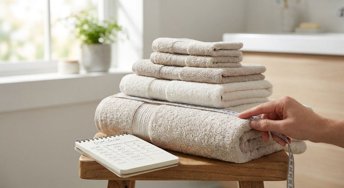 How to choose towel weight for absorbency