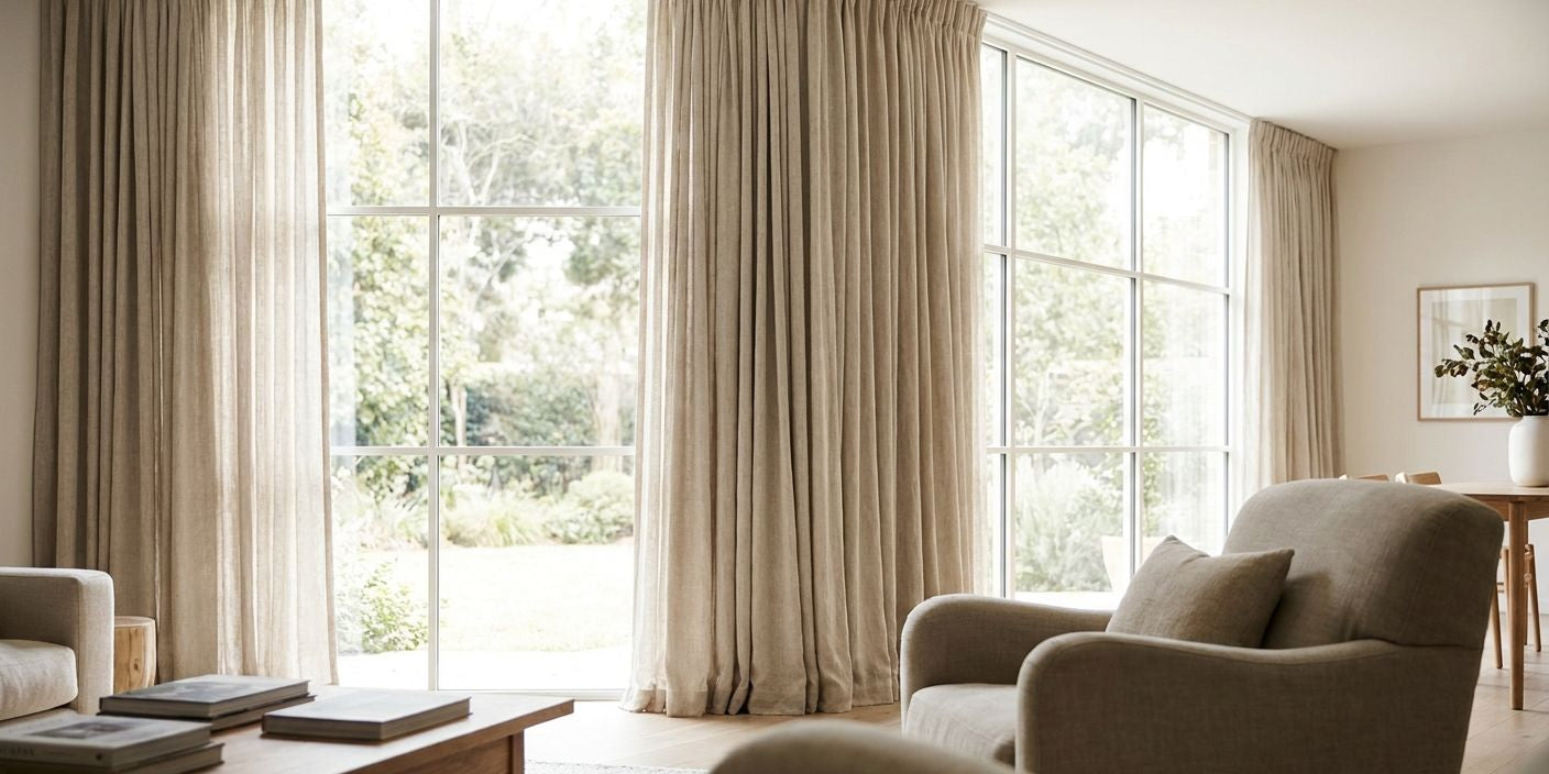 Curtains for extra-wide windows