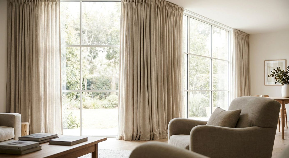 Curtains for extra-wide windows
