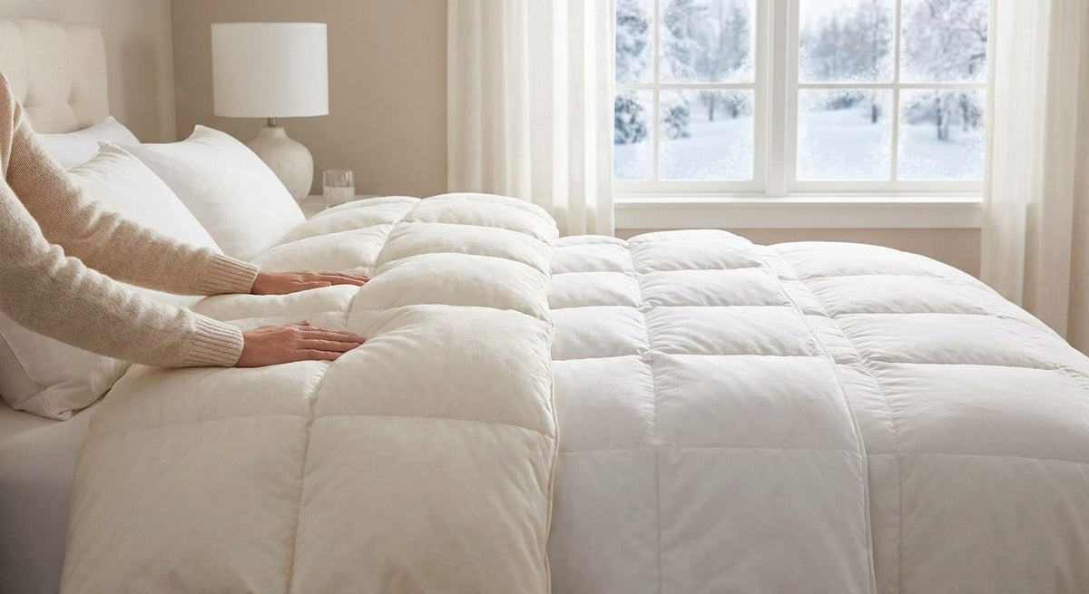 How to choose duvet insert warmth for winter