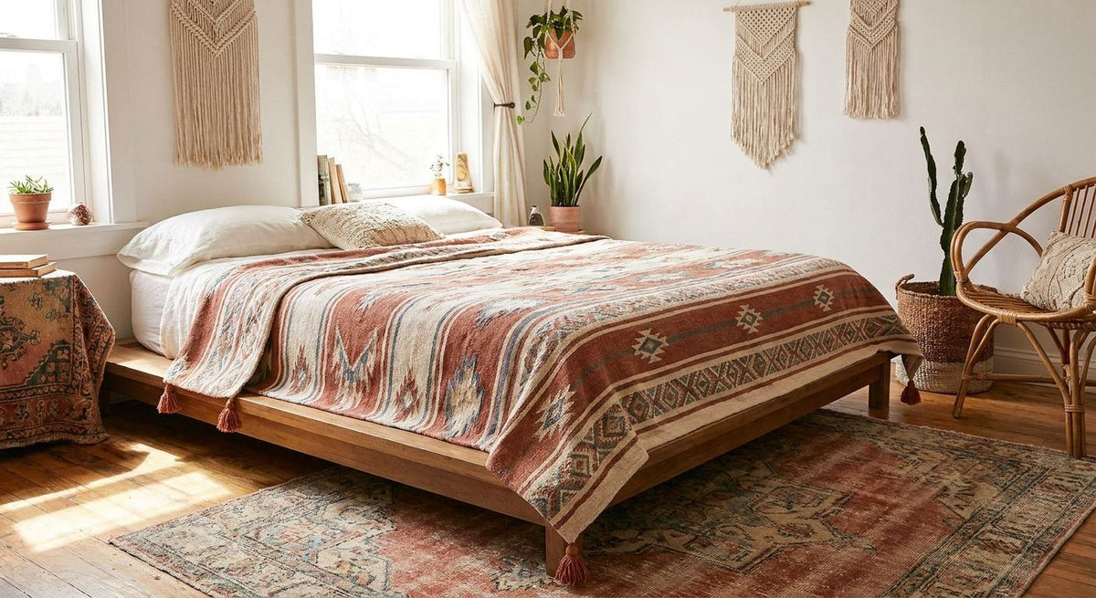 Bedspreads for a boho bedroom