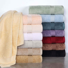 Egyptian Cotton Highly Absorbent Solid 9 Piece Ultra Soft Towel Set