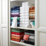 Egyptian Cotton Bath Towels Plush Absorbent Set of 2 Madison