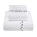 1000 Thread Count Egyptian Cotton Embroidered Duvet Cover Set - Egyptian Cotton Duvet Cover Set by Superior