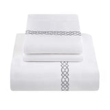 1000 Thread Count Egyptian Cotton Embroidered Duvet Cover Set - Egyptian Cotton Duvet Cover Set by Superior