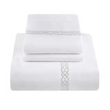 1000 Thread Count Egyptian Cotton Embroidered Duvet Cover Set - Egyptian Cotton Duvet Cover Set by Superior
