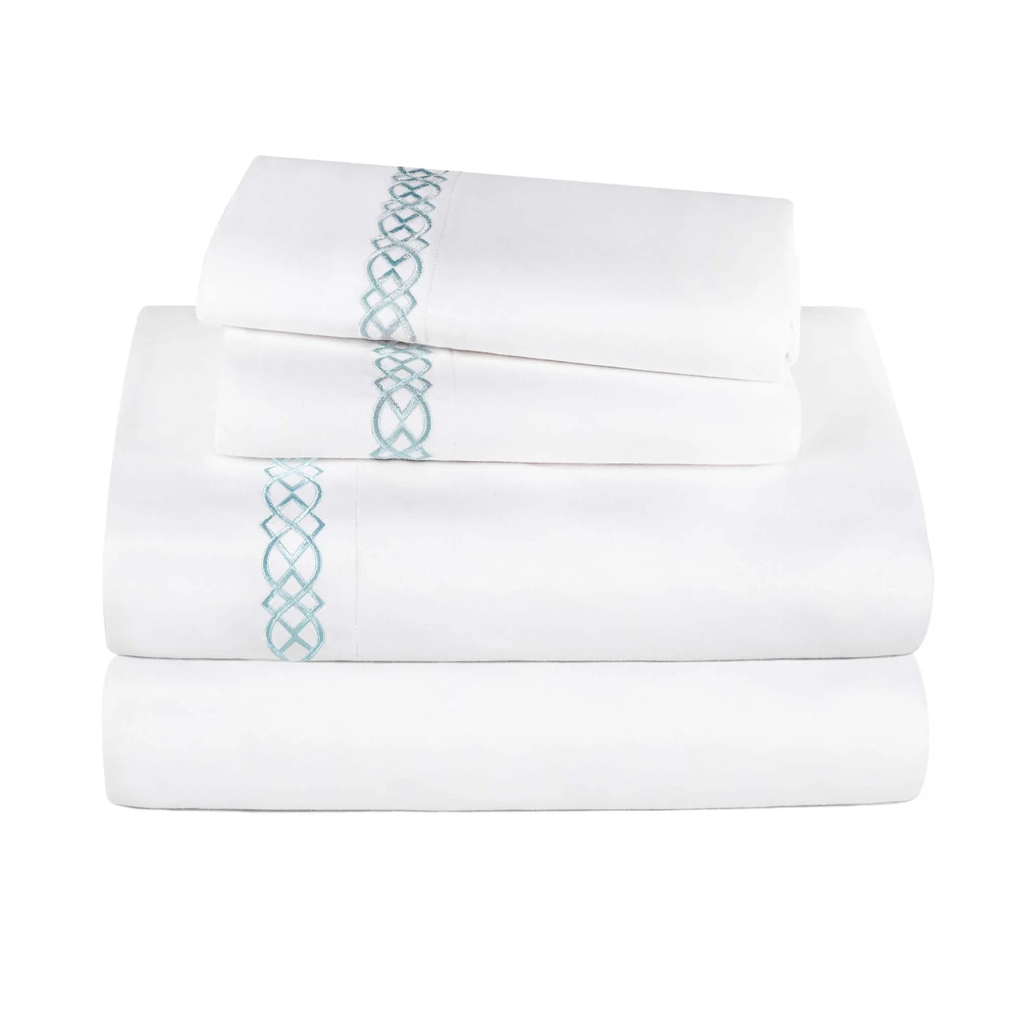 Egyptian Cotton 1000 Thread Count Embroidered Bed Sheet Set - Egyptian Cotton Sheet Set by Superior