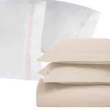 Embroidered Egyptian Cotton 1000 Thread Count Duvet Cover Bundle - Hardcore Bundle by Superior Brand