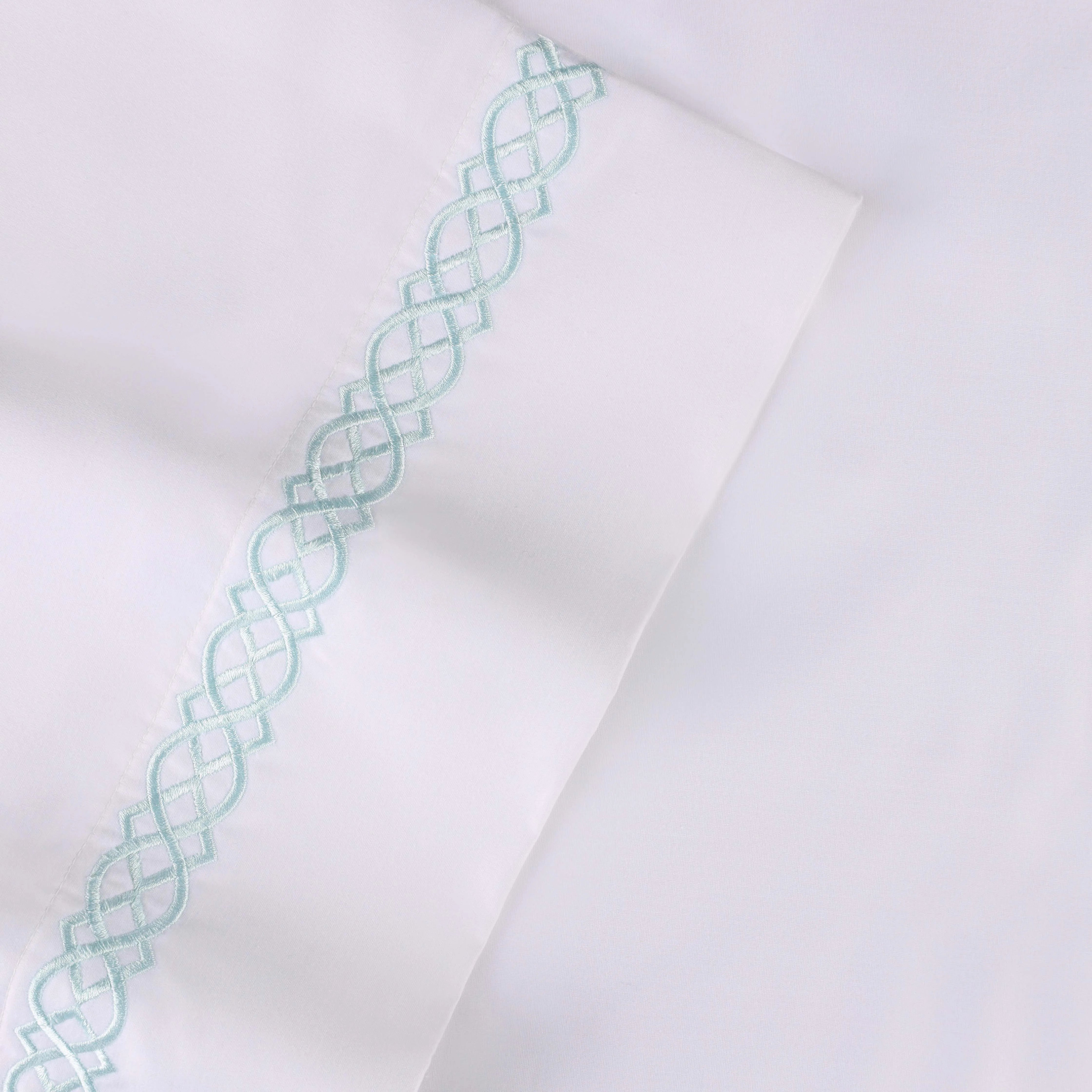 Egyptian Cotton 1000 Thread Count Embroidered Bed Sheet Set - Egyptian Cotton Sheet Set by Superior