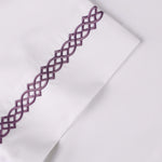 Egyptian Cotton 1000 Thread Count Embroidered Bed Sheet Set - Egyptian Cotton Sheet Set by Superior