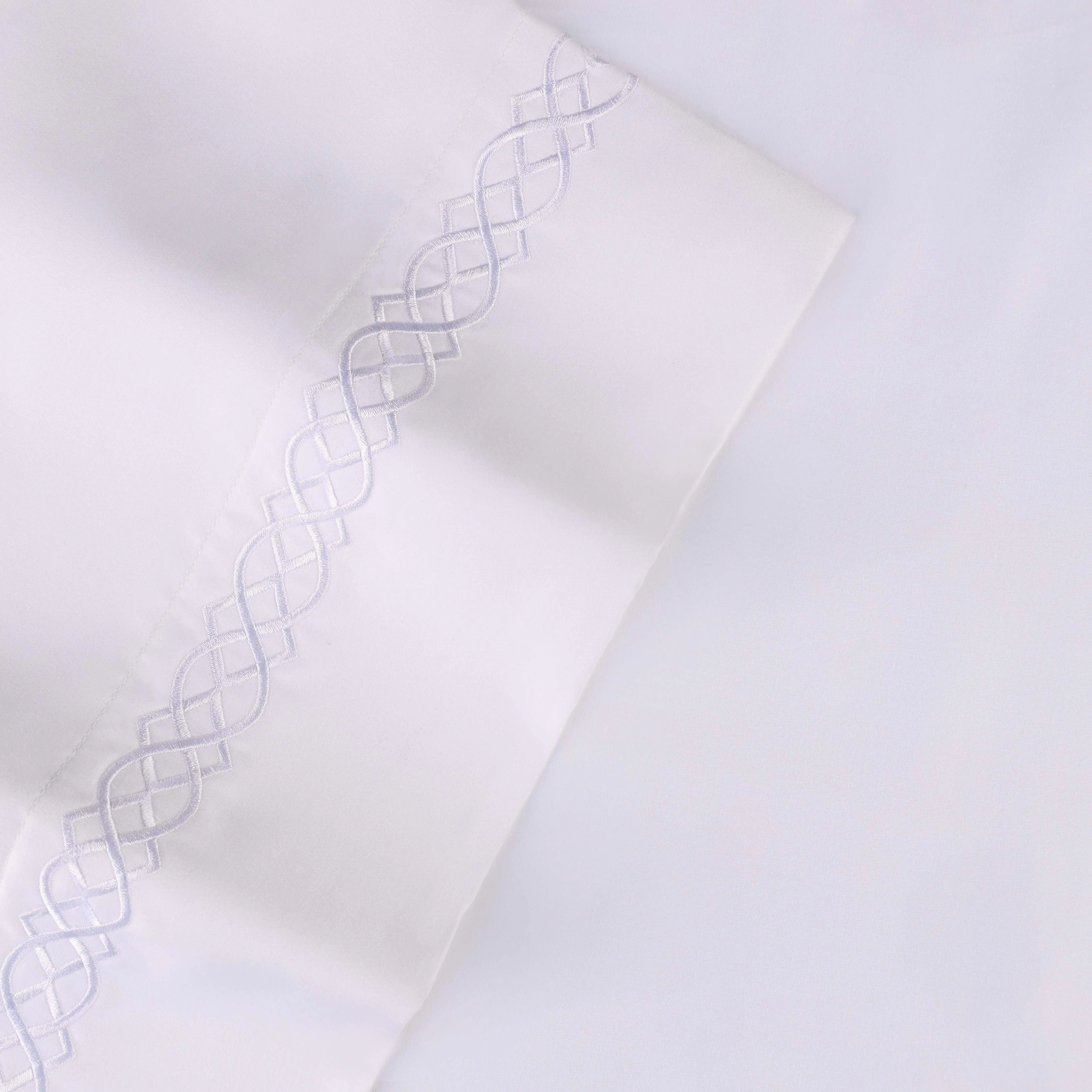Egyptian Cotton 1000 Thread Count Embroidered Bed Sheet Set - Egyptian Cotton Sheet Set by Superior