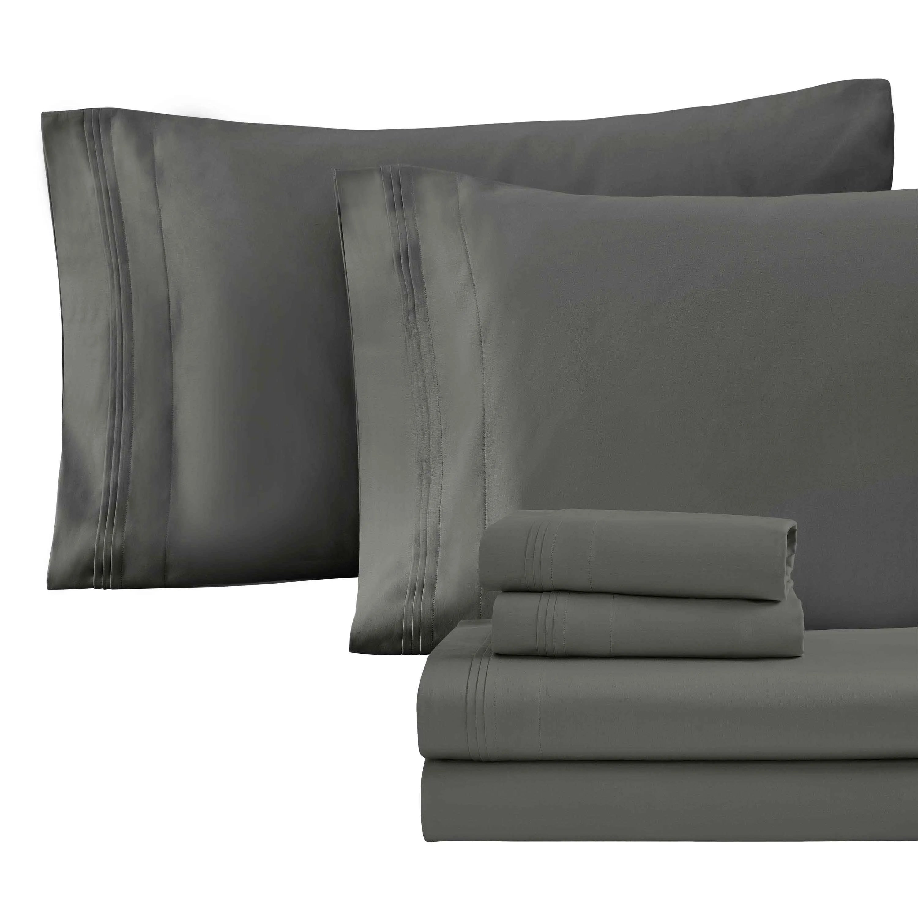 6-Piece Egyptian Cotton 1000 Thread Count Sheet Bundle - Hardcore Bundle by Superior Brand