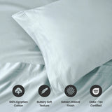 1000 Thread Count Egyptian Cotton Solid Pillowcase Set - Egyptian Cotton Pillowcases by Superior Brand