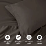 1000 Thread Count Egyptian Cotton Solid Pillowcase Set - Egyptian Cotton Pillowcases by Superior Brand