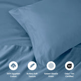 1000 Thread Count Egyptian Cotton Solid Pillowcase Set - Egyptian Cotton Pillowcases by Superior Brand