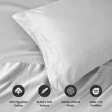 1000 Thread Count Egyptian Cotton Solid Pillowcase Set - Egyptian Cotton Pillowcases by Superior Brand