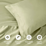 1000 Thread Count Egyptian Cotton Solid Pillowcase Set - Egyptian Cotton Pillowcases by Superior Brand