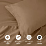 1000 Thread Count Egyptian Cotton Solid Pillowcase Set - Egyptian Cotton Pillowcases by Superior Brand