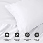 1000 Thread Count Egyptian Cotton Solid Pillowcase Set - Egyptian Cotton Pillowcases by Superior Brand