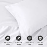 1000 Thread Count Egyptian Cotton Solid Pillowcase Set - Egyptian Cotton Pillowcases by Superior Brand