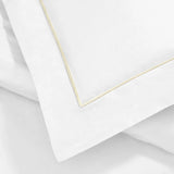 1000 Thread Count Egyptian Cotton Duvet Cover Set, Marrow Stitch Embroidery
