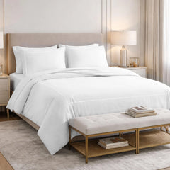 1200 Thread Count Egyptian Cotton Embroidered Duvet Cover