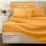 1200 Thread Count Egyptian Cotton Sateen Sheet Set - Egyptian Cotton Sheet Set by Superior Brand