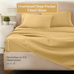 1200 Thread Count Egyptian Cotton Sateen Sheet Set - Egyptian Cotton Sheet Set by Superior Brand