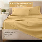 1200 Thread Count Egyptian Cotton Sateen Sheet Set - Egyptian Cotton Sheet Set by Superior Brand