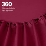 1200 Thread Count Egyptian Cotton Sateen Sheet Set - Egyptian Cotton Sheet Set by Superior Brand