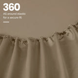 1200 Thread Count Egyptian Cotton Sateen Sheet Set - Egyptian Cotton Sheet Set by Superior Brand