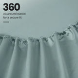 1200 Thread Count Egyptian Cotton Sateen Sheet Set - Egyptian Cotton Sheet Set by Superior Brand