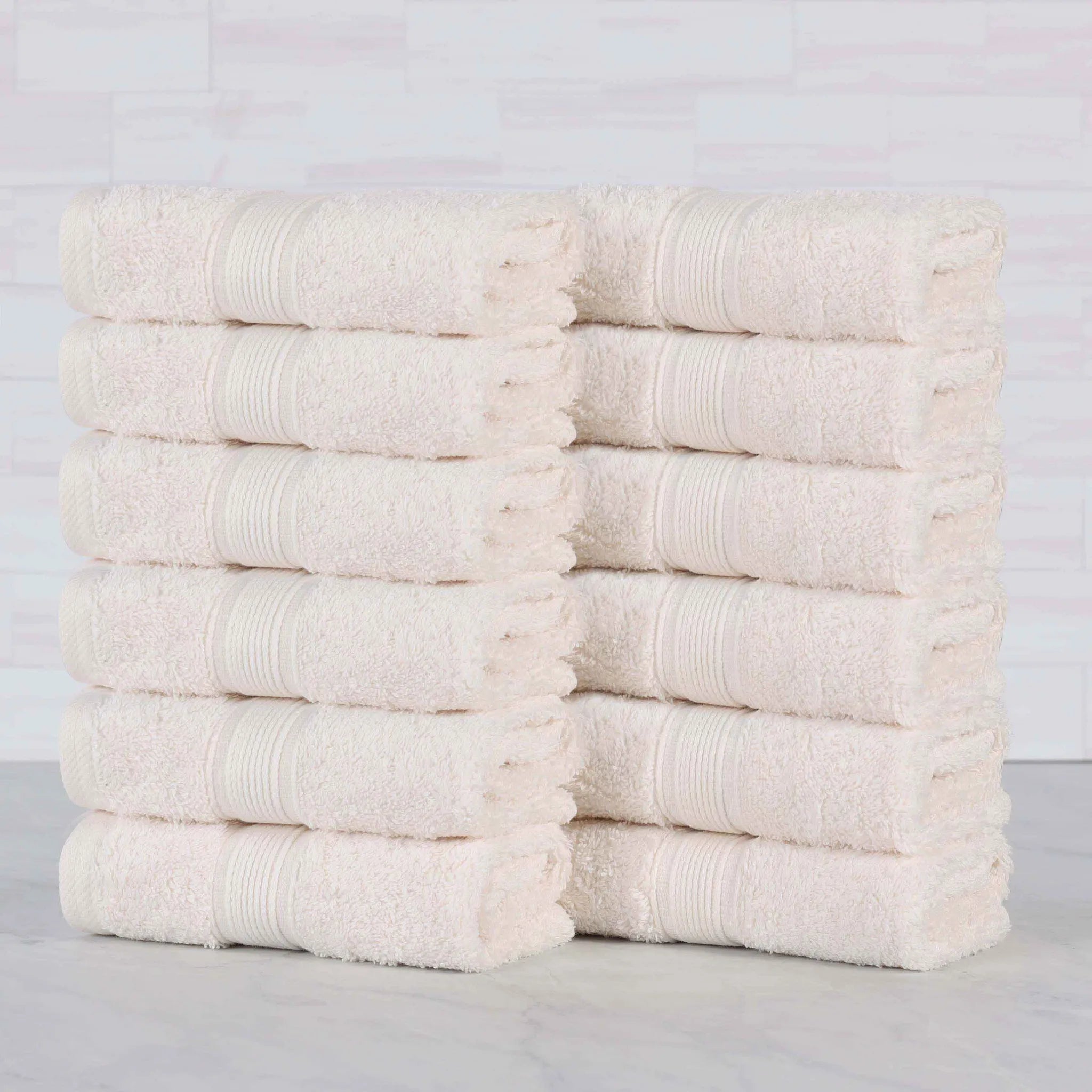 Oregon Organic Cotton Medium Weight Solid Face Towel, Set of 12 - Face Towel by Superior Brand