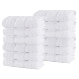 Napa Zero-Twist Cotton Waffle Face Towel Set 12 Piece - Towel Set by Superior Brand
