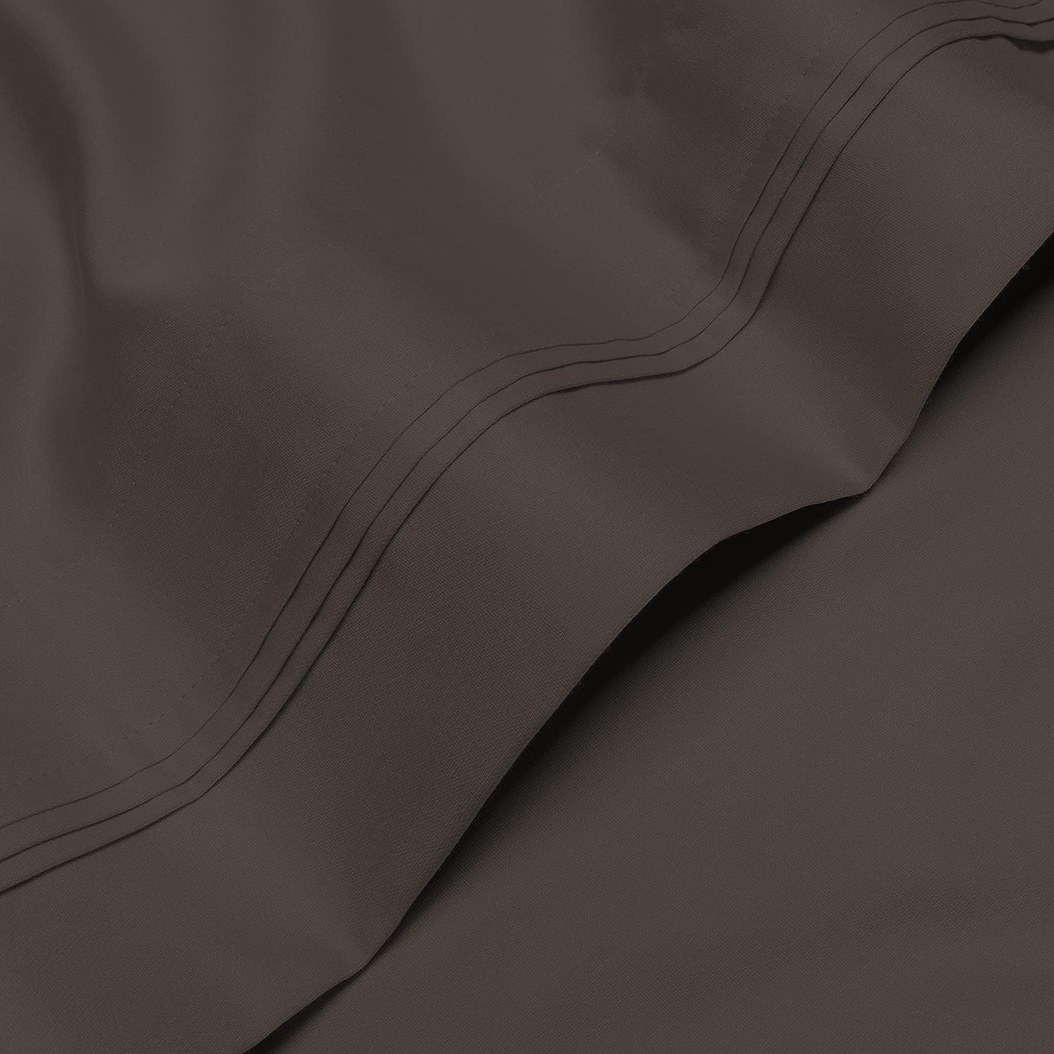 Superior Egyptian Cotton 1000 Thread Count Extra Deep Pocket Solid Sheet Set - Charcoal
