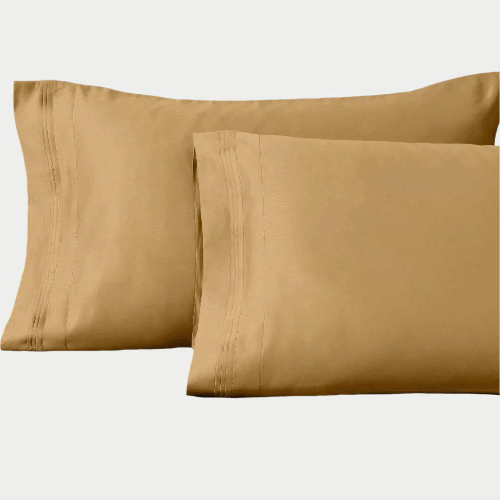 1500 Thread Count Egyptian Cotton 2 Piece Solid Pillowcase Set - Egyptian Cotton Pillowcases by Superior Brand