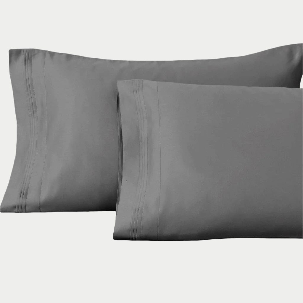 1500 Thread Count Egyptian Cotton 2 Piece Solid Pillowcase Set - Egyptian Cotton Pillowcases by Superior Brand