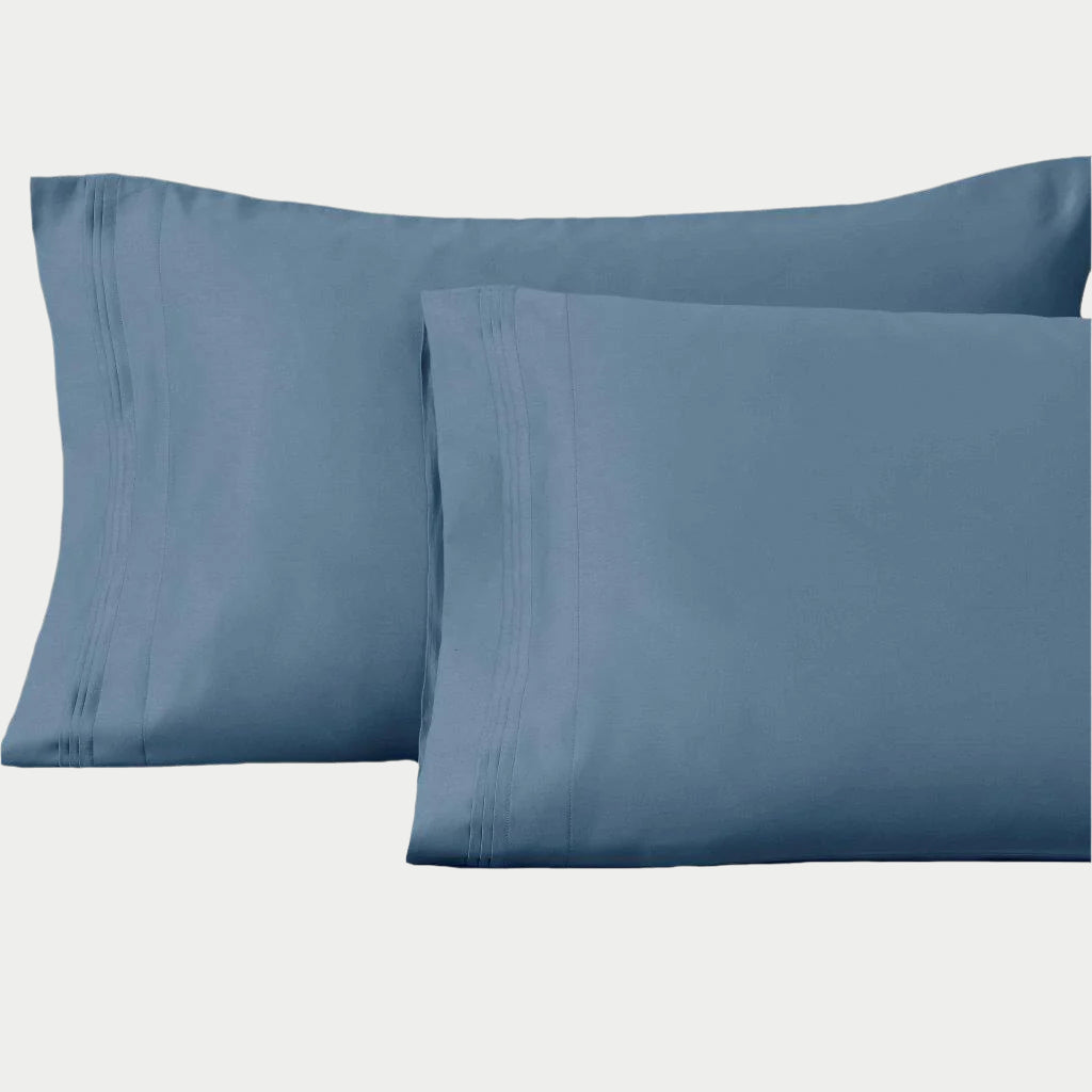 1500 Thread Count Egyptian Cotton 2 Piece Solid Pillowcase Set - Egyptian Cotton Pillowcases by Superior Brand