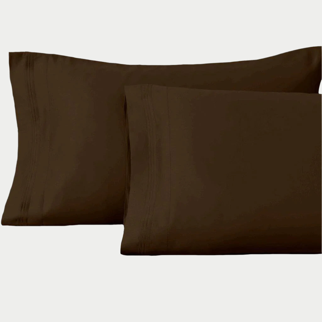 1500 Thread Count Egyptian Cotton 2 Piece Solid Pillowcase Set - Egyptian Cotton Pillowcases by Superior Brand